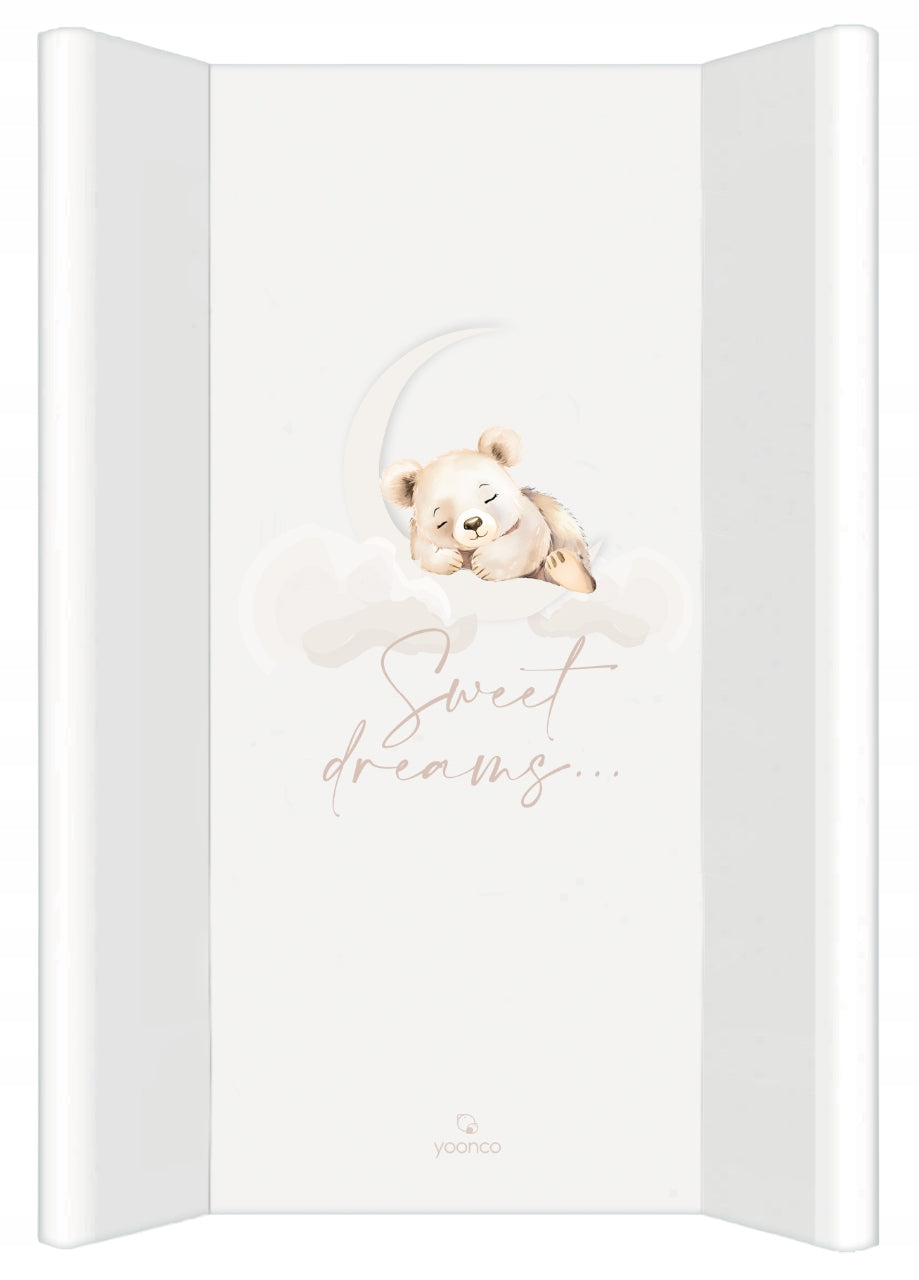 Changing table rigid padded for cot furniture Yoonco 50 x 70 cm white