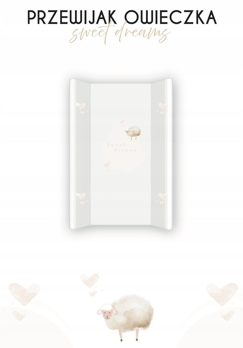 Changing table soft for chest of drawers oilcloth mat furniture Yoonco 46 x 70 cm white Brand Yoonco