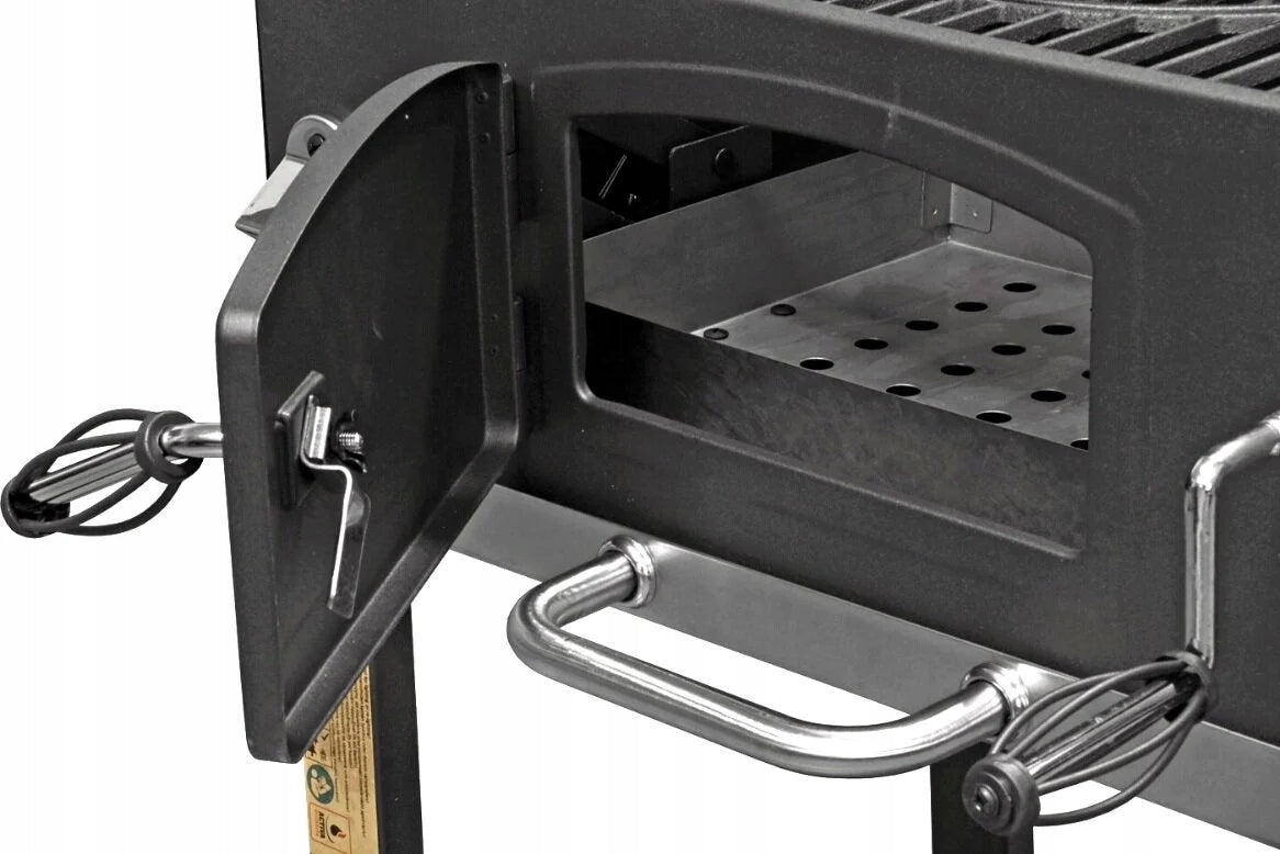 Charcoal Grill Activa Mastercook Angular with Fireplace (IRON GRATE) 57,5 x Grill height 114 cm