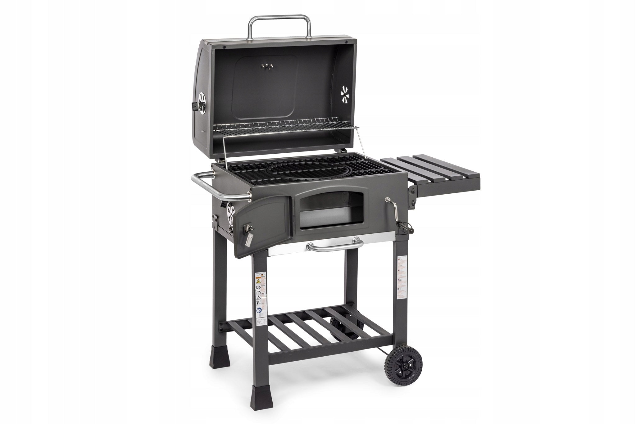 Charcoal grill Activa Angular + cover Activa 57,5x42 cm Grill height 104 cm