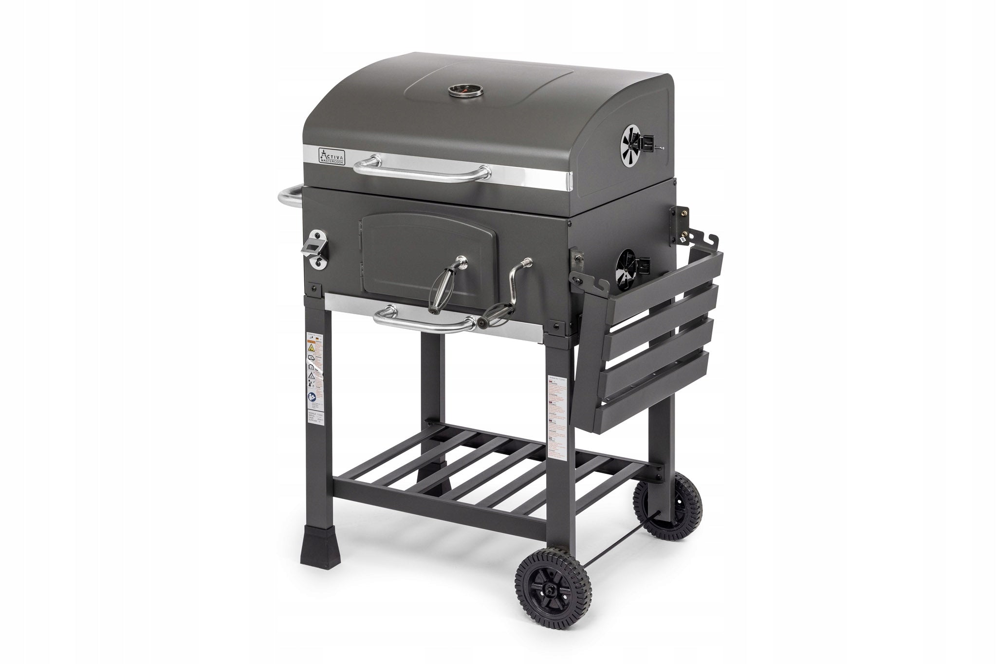 Charcoal grill Activa Angular + cover Activa 57,5x42 cm Grill width 103 cm