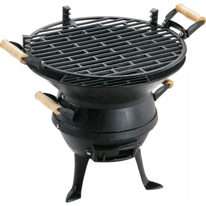 Charcoal grill Landmann 35 x 35 cm Cast iron grill barrel 46 cm x 36 cm