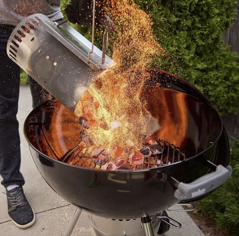 Charcoal grill Weber Original Kettle Premium 57 cm Cleaning One-Touch Grill width 57 cm