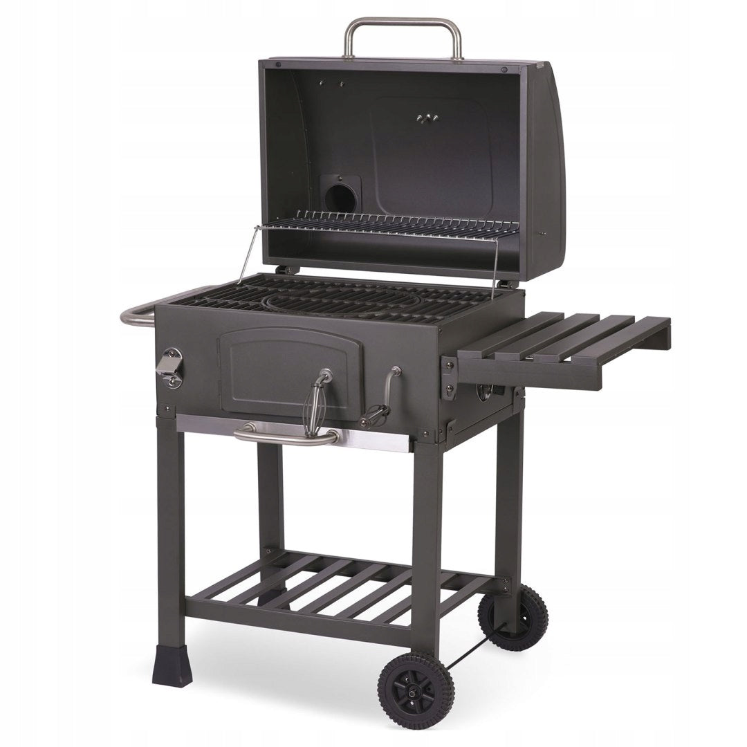 Charcoal grill with cover Berdsen BD-891 black Grill depth 48 cm