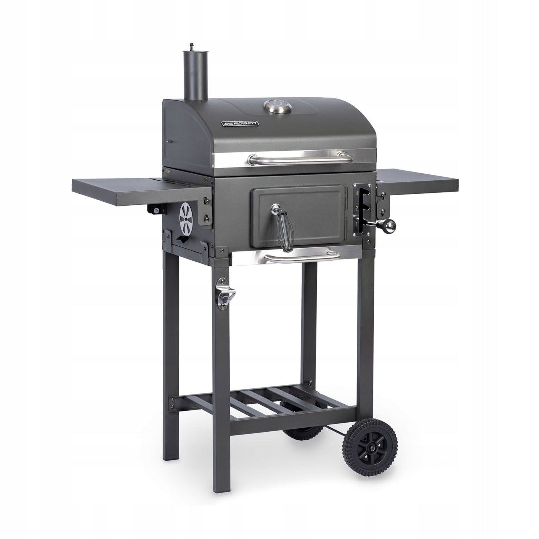 Charcoal grill with cover Berdsen BD-892 black Grill height 98 cm