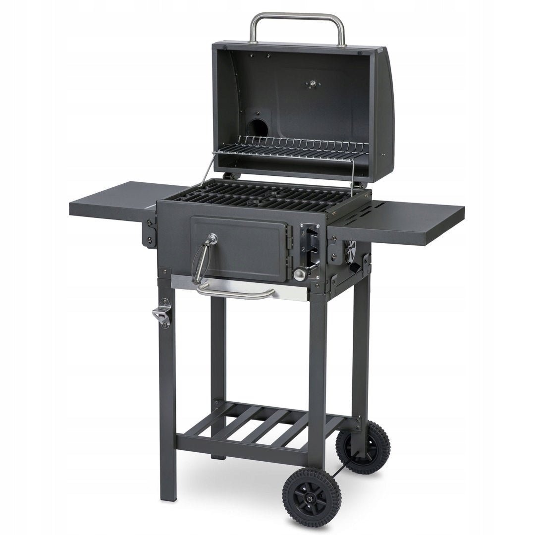 Charcoal grill with cover Berdsen BD-892 black Packaging status original