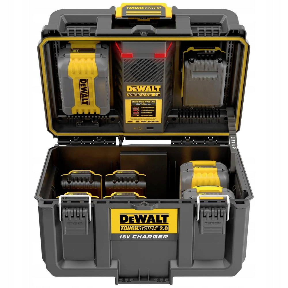 Charger 18V case ToughSystem DeWALT DWST83471 charging 2x4A Manufacturer code DWST83471-QW