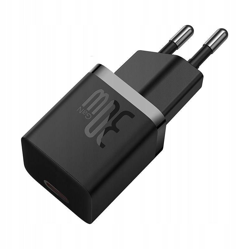 Charger Baseus GaN 5 Fast Charger Mini 30W USB-C PD 3.0 QC 3.0 + cable Brand Baseus