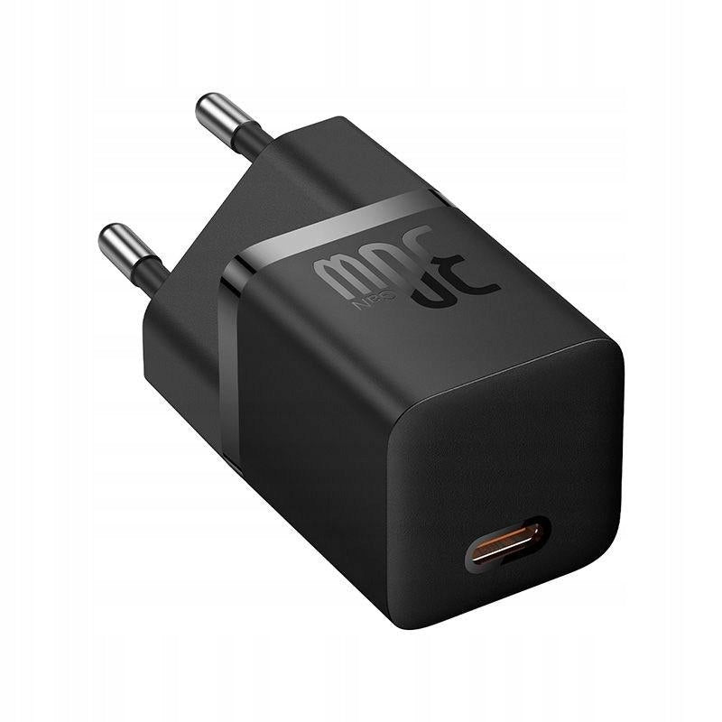 Charger Baseus GaN 5 Fast Charger Mini 30W USB-C PD 3.0 QC 3.0 + cable