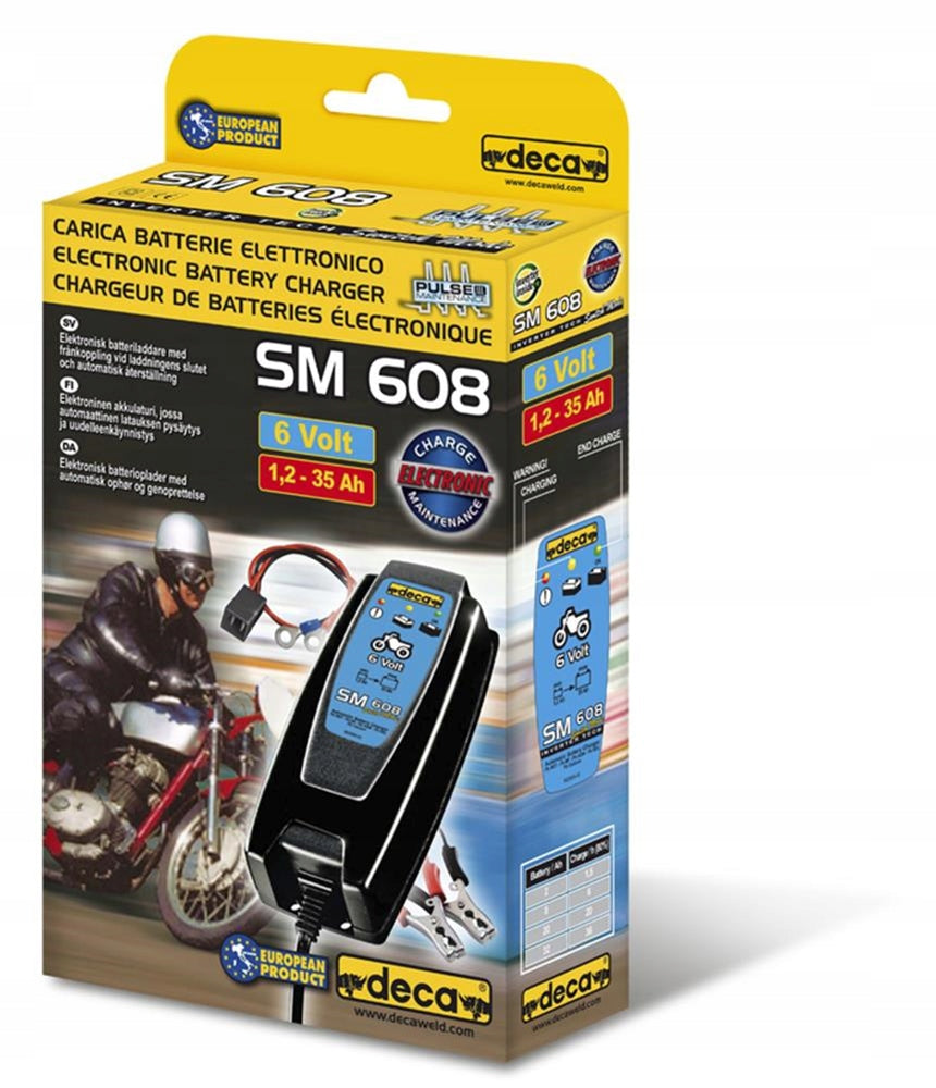 Charger Deca SM 608 6V 0,8A Packaging status original