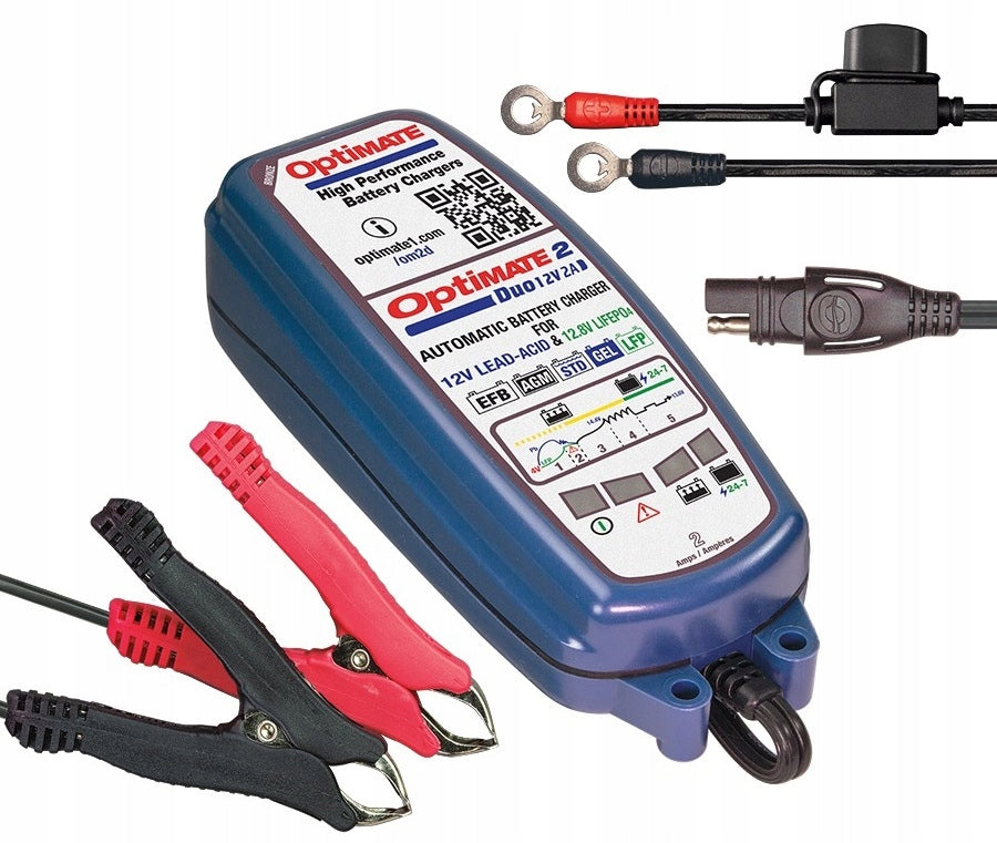 Charger OPTIMATE 2 DUO 12V 2A gel battery rectifier