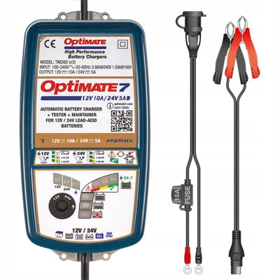 Charger OPTIMATE 7 12V 24V TM260 TECMATE Brand OptiMate