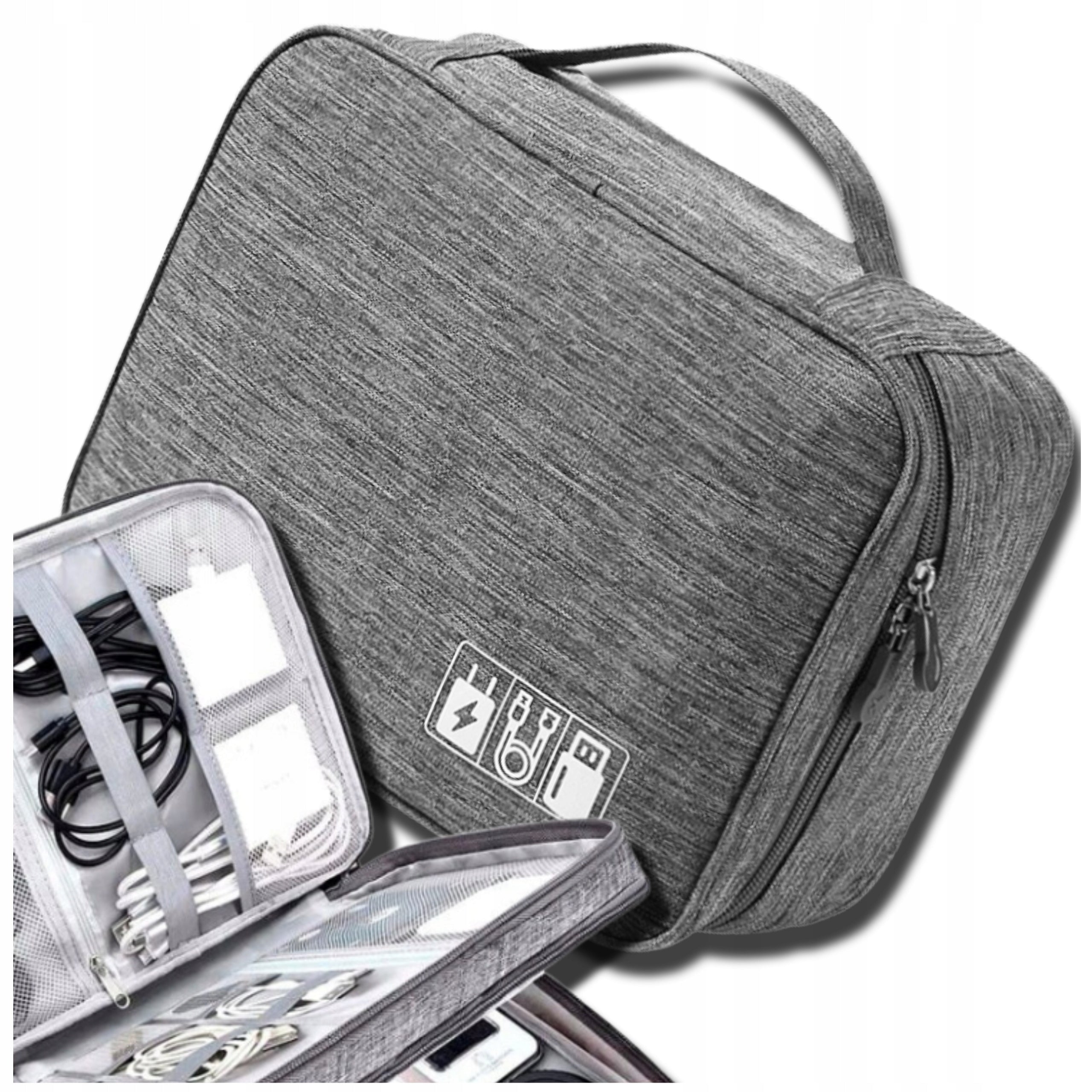 Charger Organizer Cables Electronics Travel Bag Case Container Packaging status original