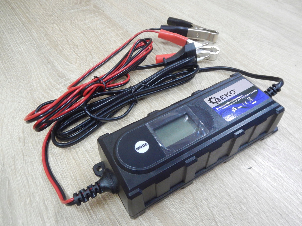Charger Rectifier LCD LED 6/12V 4.2A ACID GEL Batteries included no