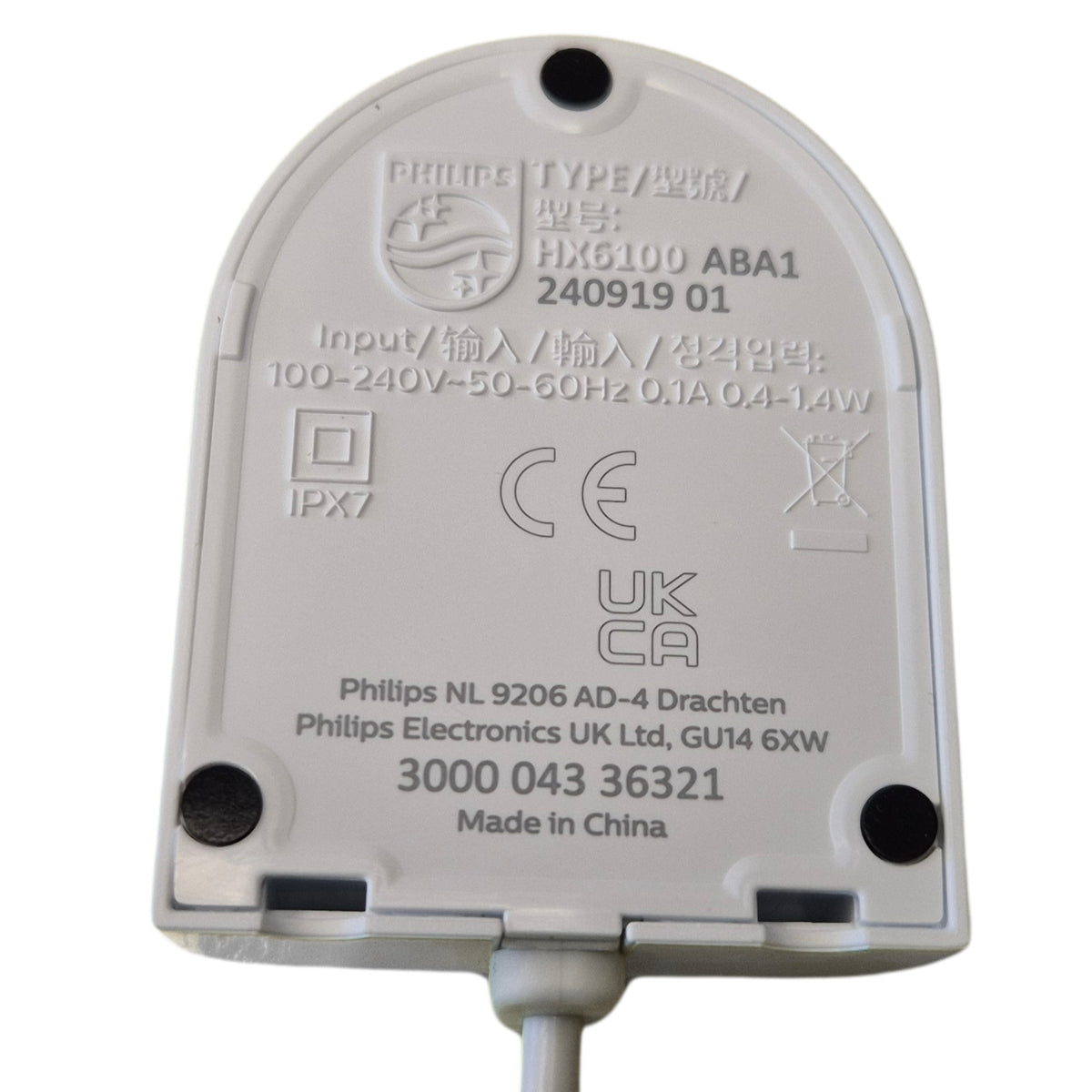 Charger for Toothbrush Philips Sonicare Sonic Manufacturer code 5903818966900