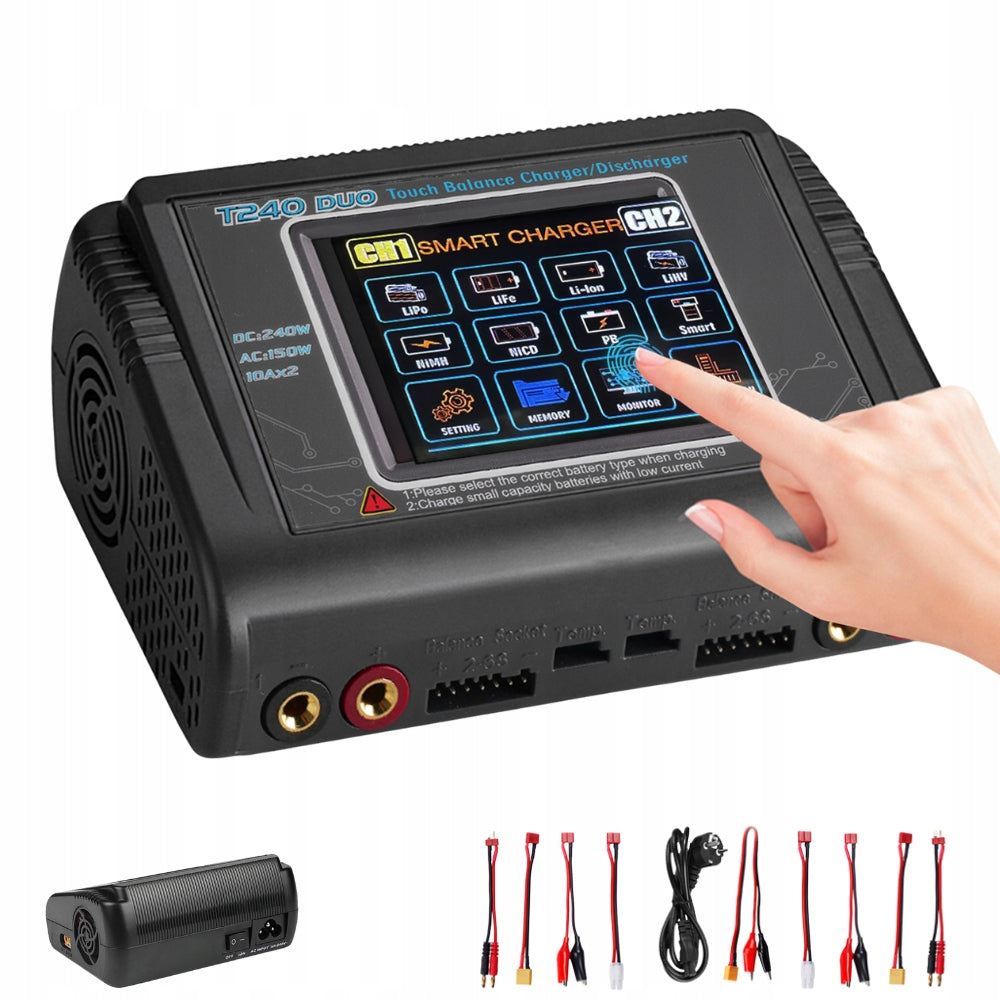 Charger/unloader with balancing function for Lilon LiPo batteries Maximum amperage 10 A