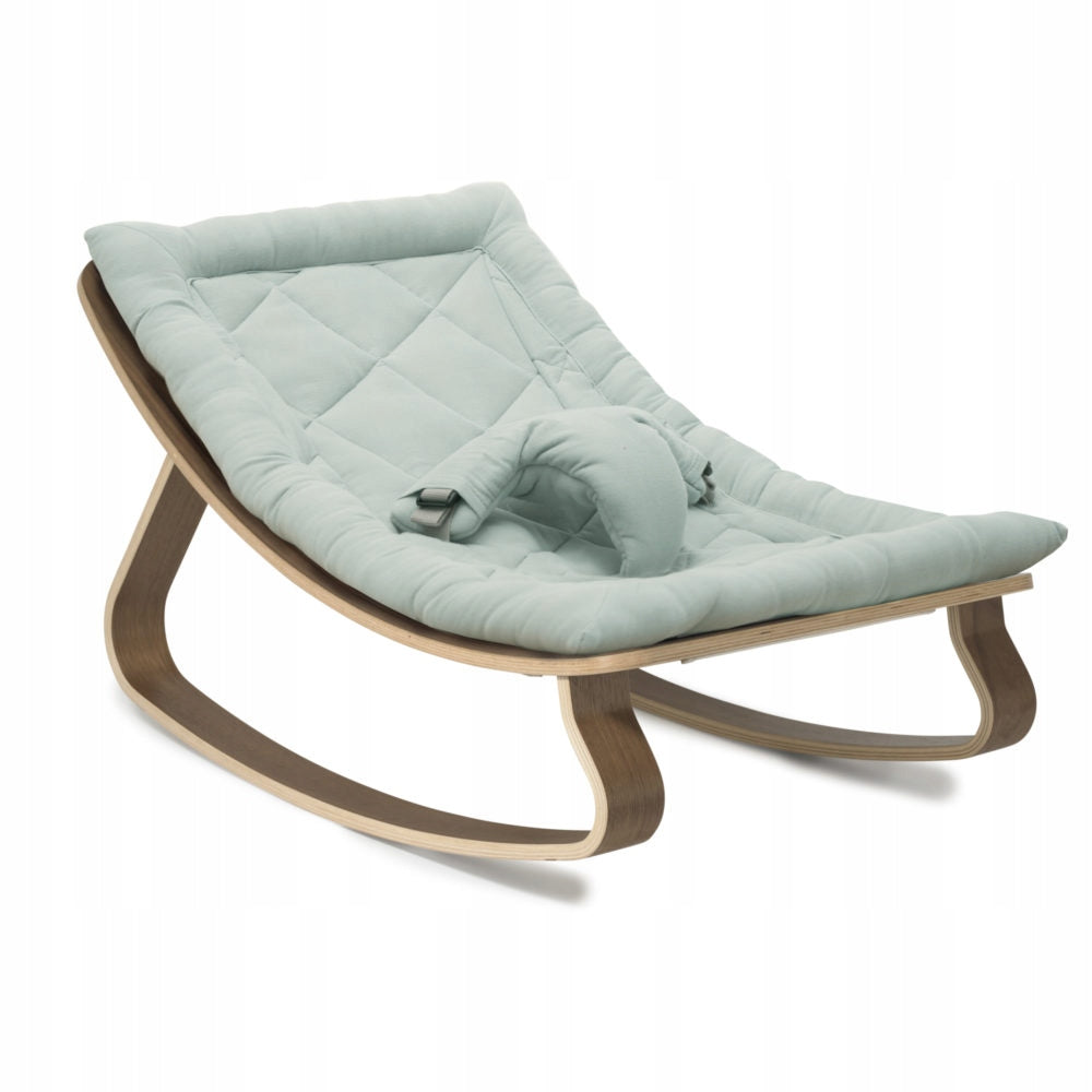 Charlie Crane Sun Lounger Levo Walnut Organic Farrow Grey