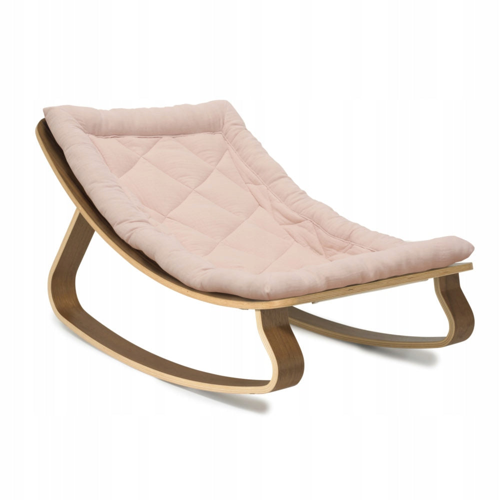 Charlie Crane Sun Lounger Levo Walnut Organic Nude Pink Brand no brand