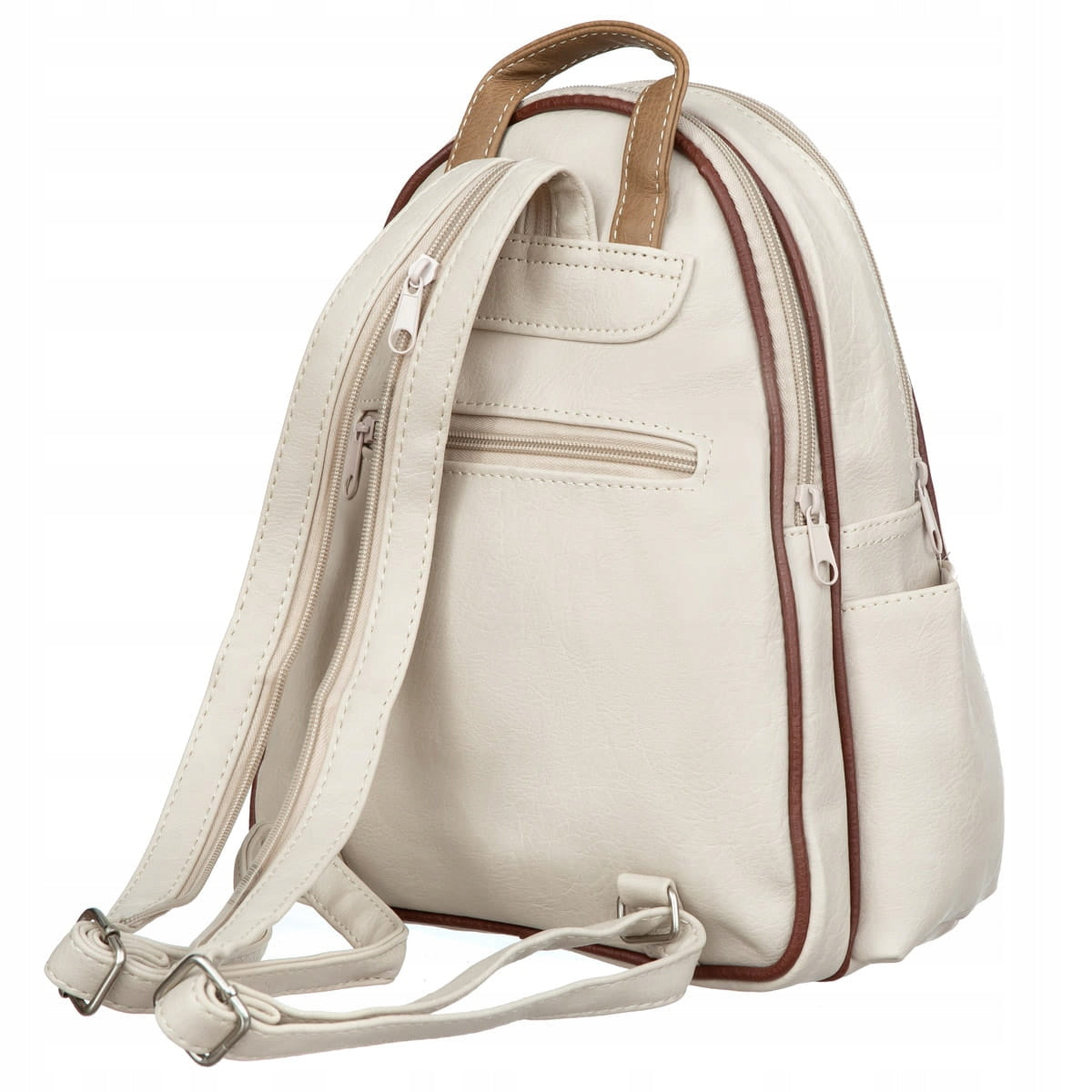 Charm&Shape Ecru Women's Backpack Brand Charm & Shape