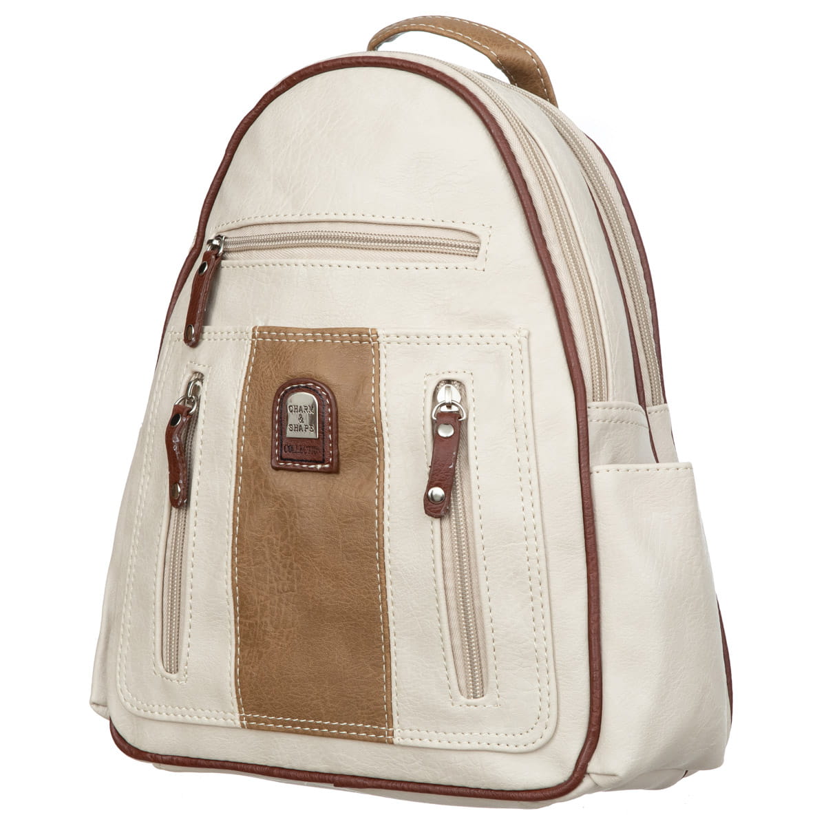 Charm&Shape Ecru Women's Backpack Packaging status original