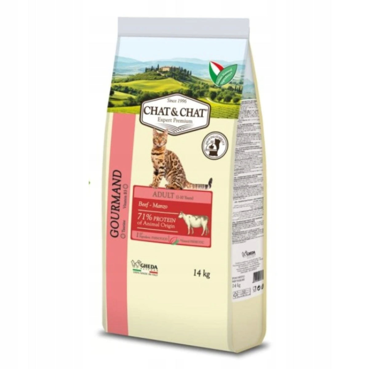 Chat&Chat Adult with Beef 14kg