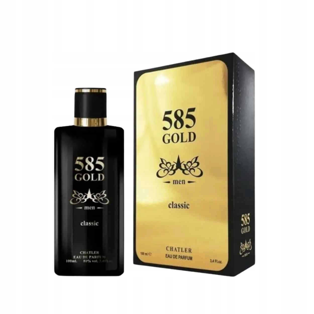 Chatler 585 Gold Classic Men Eau de Parfum for men 100 ml Packaging status original