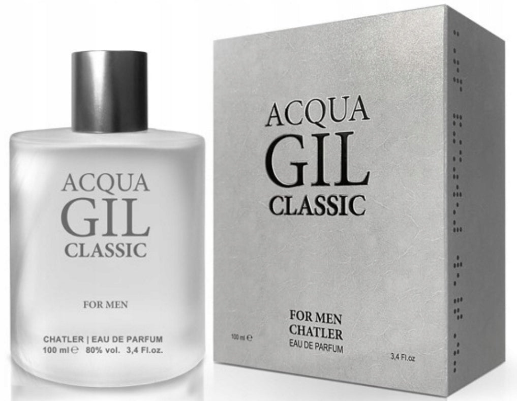 Chatler Acqua Gil Classic Eau de Parfum for men 100ml