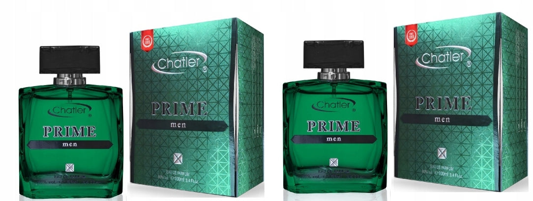 Chatler Prime 2x100ml Eau de Parfum for men
