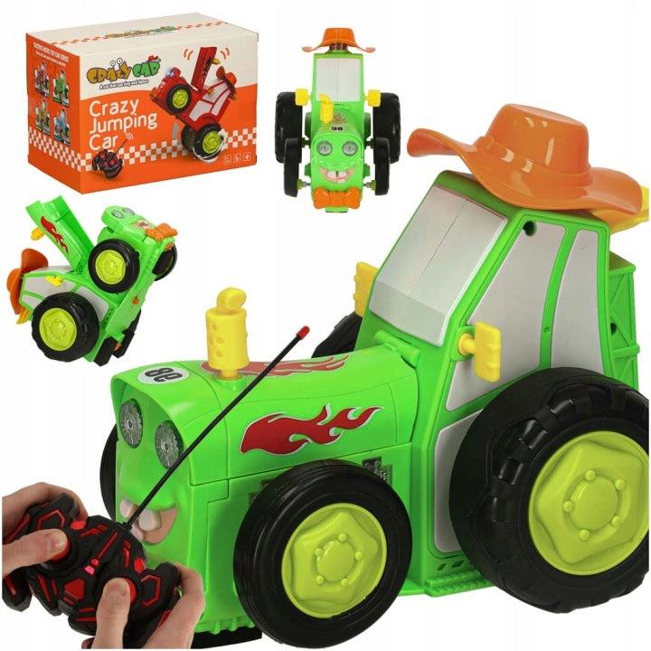 Cheerful Dancing Tractor Remote Controlled RC Scrap Sound Light - Colors Packaging status original