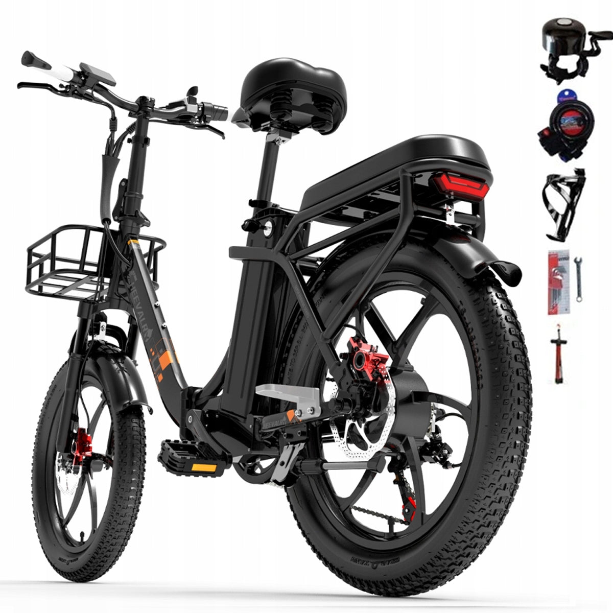 Cheevalry C20 PRO Folding Electric Bike 250W 20AH 150KM 20''+Bag Manufacturer code Cheevalry Składany Rower elektryczny