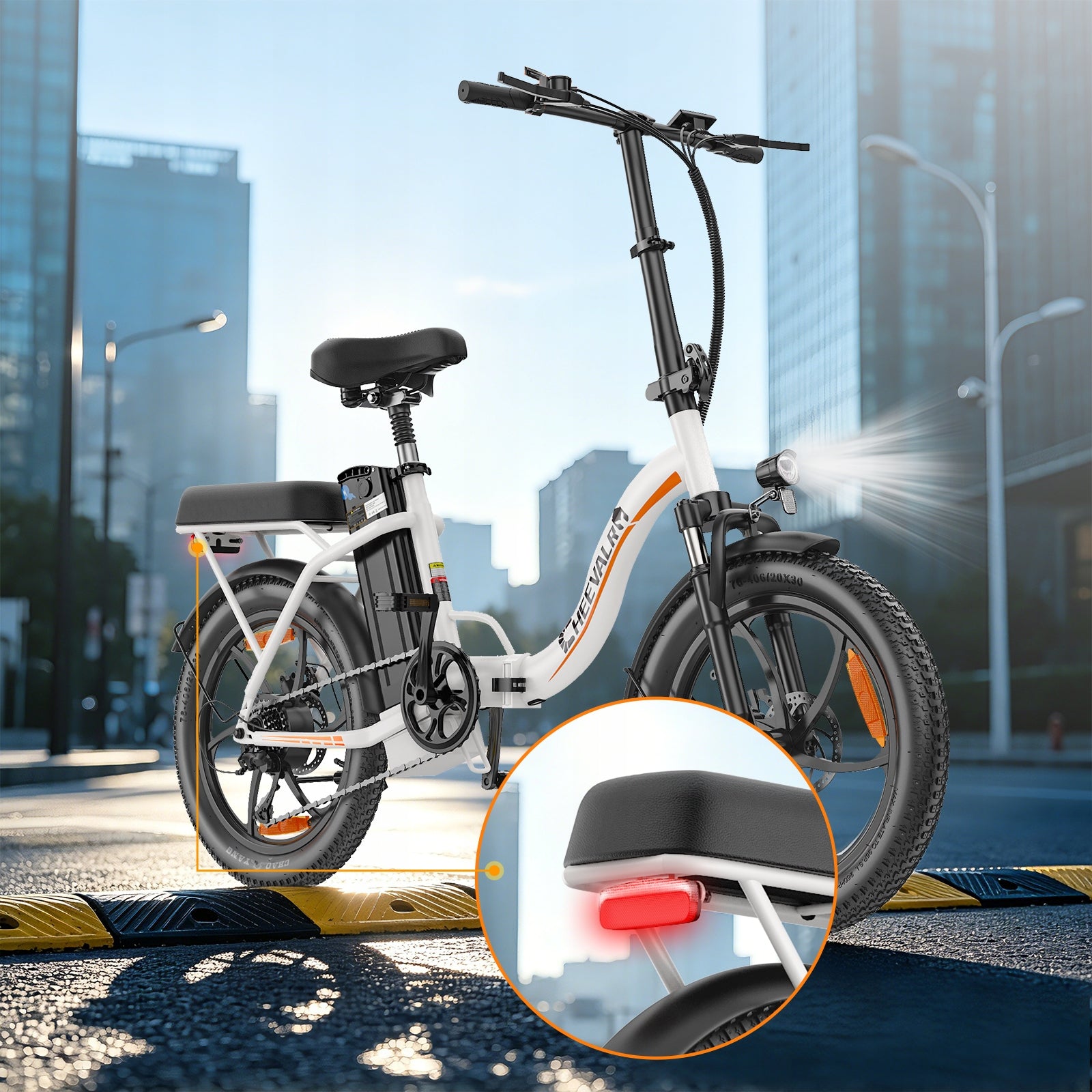 Cheevalry c16-1 2026 Electric Bike Folding City 48V 768WH 100HP 20" Model C16 -1 48V 16AH 100KM Składany 20" 2026