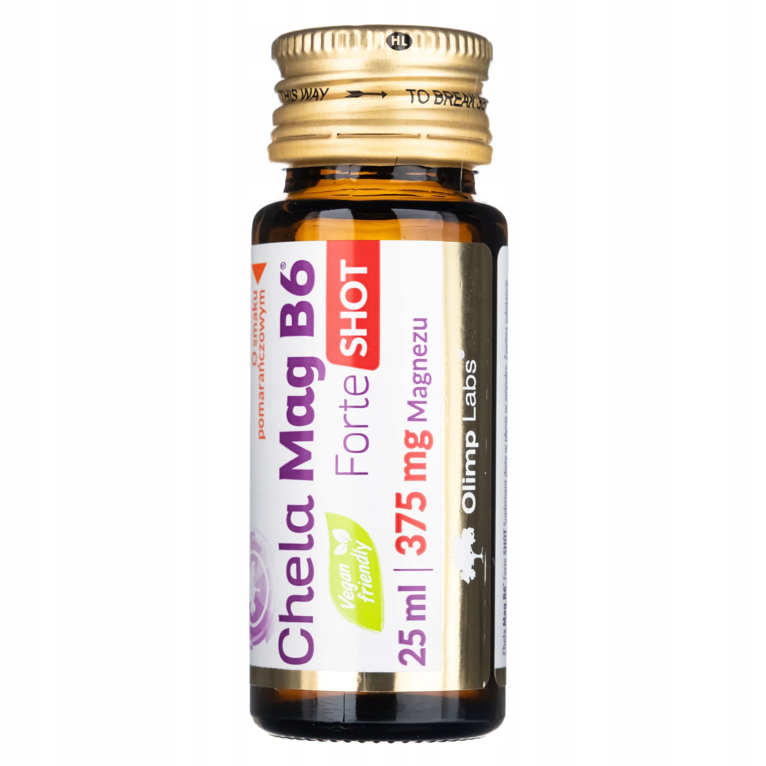 Chela-Mag B6 Forte Shot Olimp Orange Flavour Chelat Albion 20x 25 ml Expiration date at least 1 year from the date of purchase