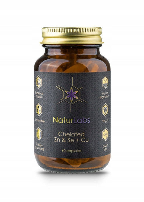 Chelated ZINC, selenium, copper NaturLabs 60 servings