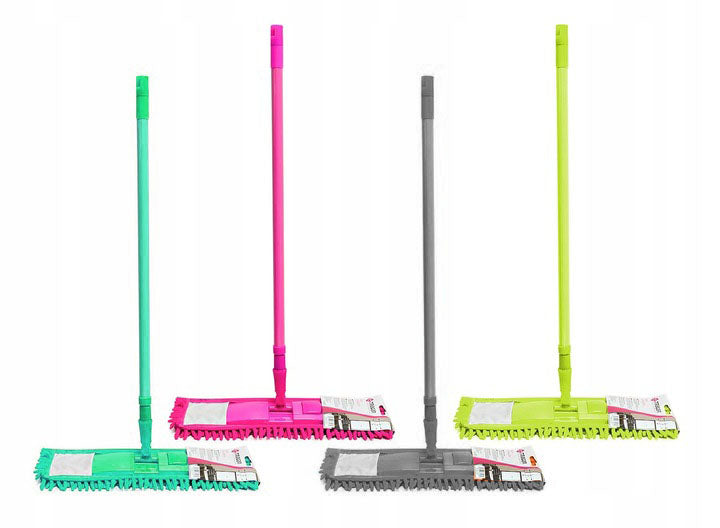 Chenille Flat Mop with Telescopic Stick for Floor Cleaning Absorbent Comfortable Manufacturer code TB009