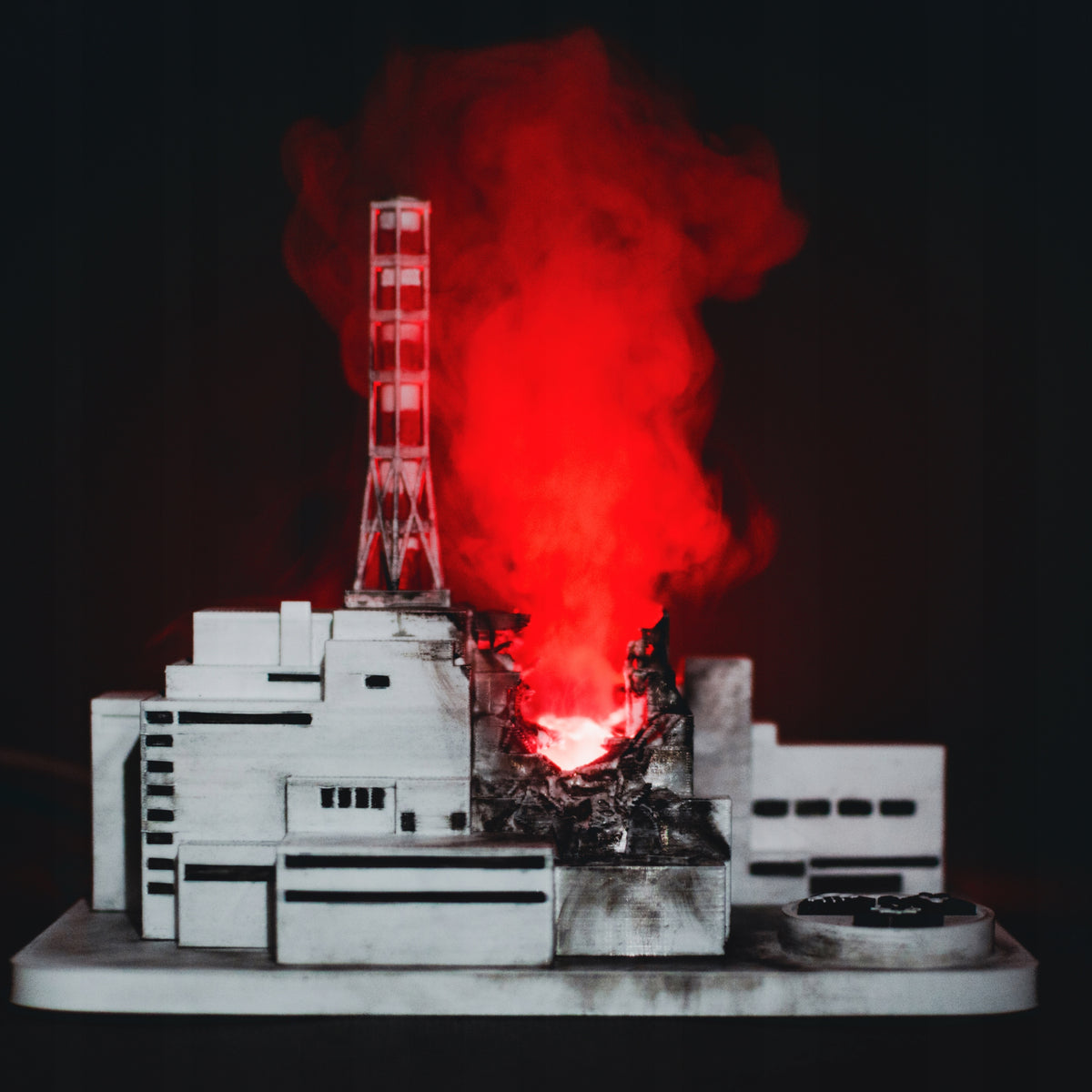 Chernobyl Reactor 4 – Collectible Model 3D + Smoke + LED Backlight Manufacturer code 40