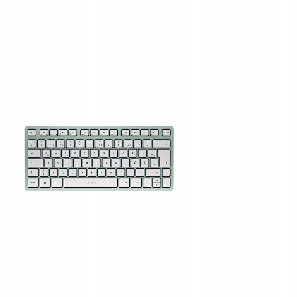 Cherry Kw 7100 Mini Bt Wireless Bluetooth Keyboard Qwertz green.