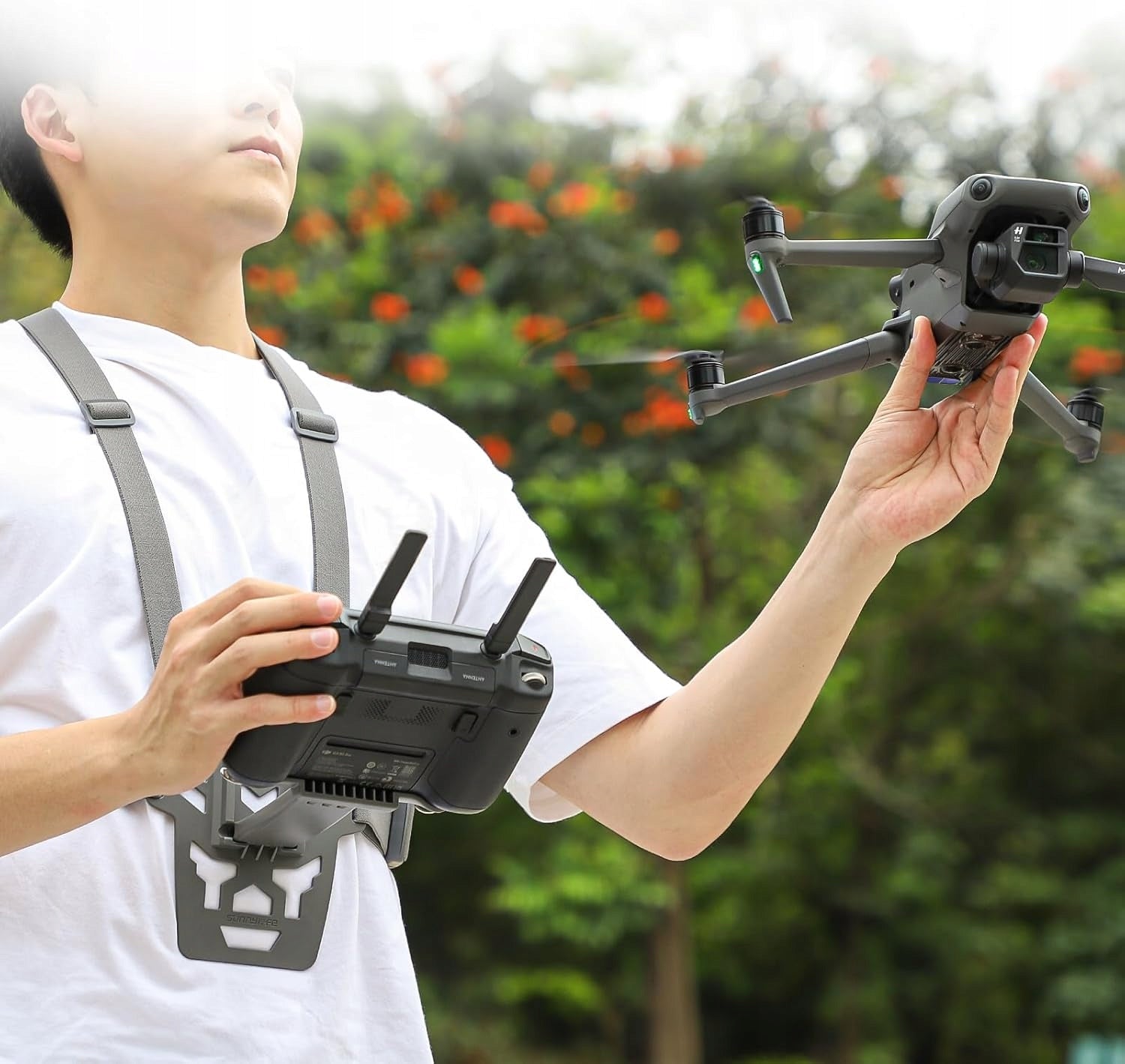 Chest Mount Stand Holder for DJI RC Pro Controller, Mavic 3 Drone Model Chest Mount for DJI RC Pro