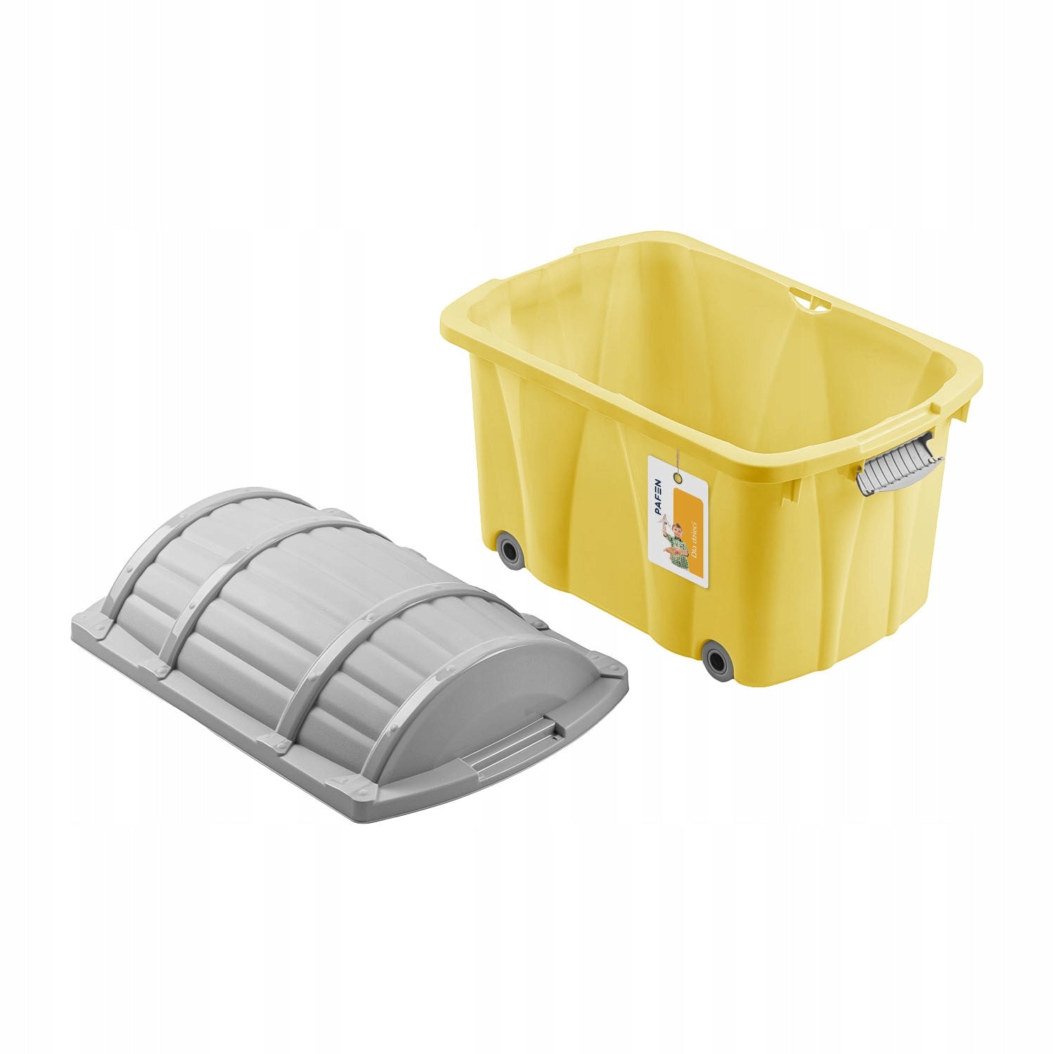 Chest box toy container Pirate-Box XL Color yellow