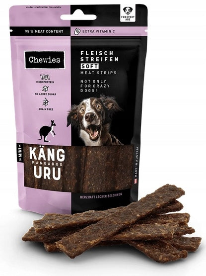 Chewies Meat Strips Soft Mini Kangaroo 70g