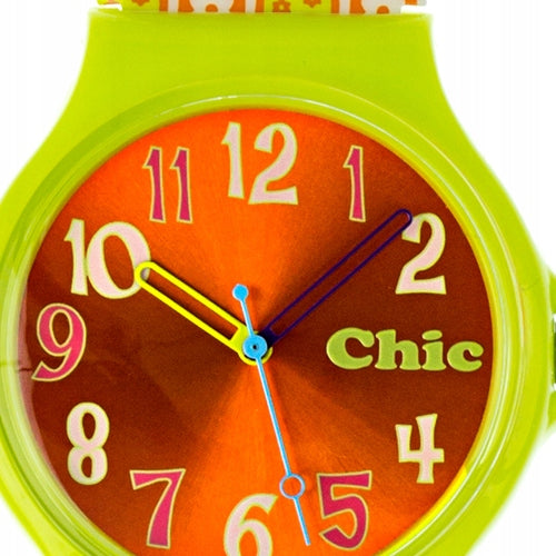 Chic-Watches ladies watch Flower Power green wristwatch Chic Watch UC023 Brand no brand