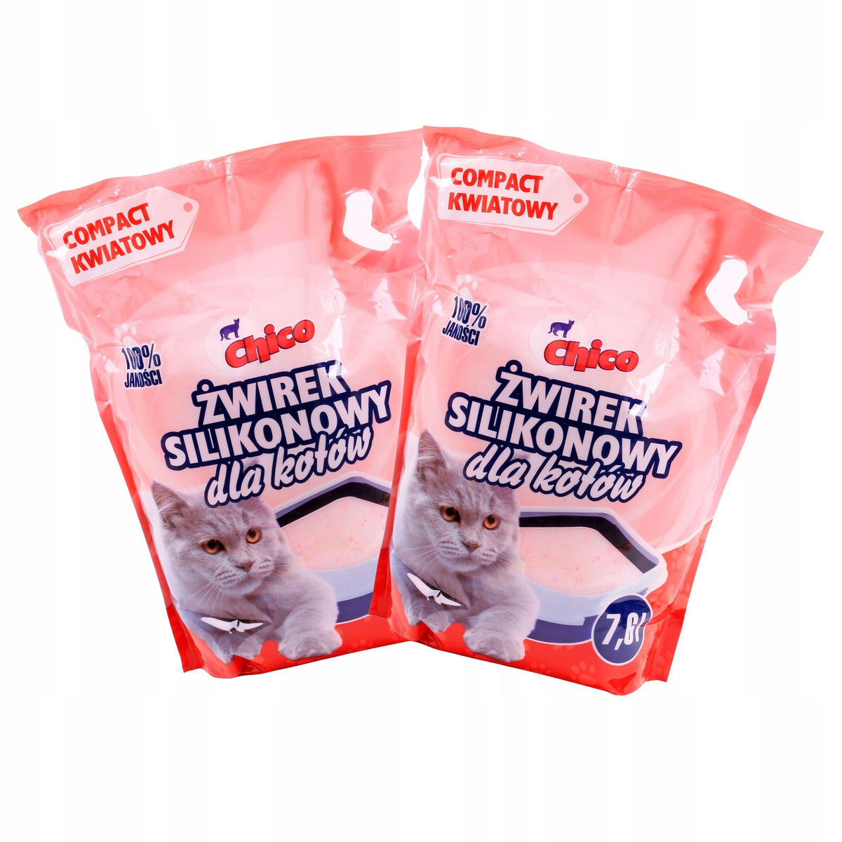 Chico Silicone Litter Compact Fine For Cat Floral 2x7,6l