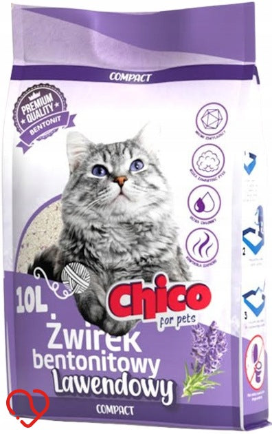 Chico lavender bentonite litter 10 l