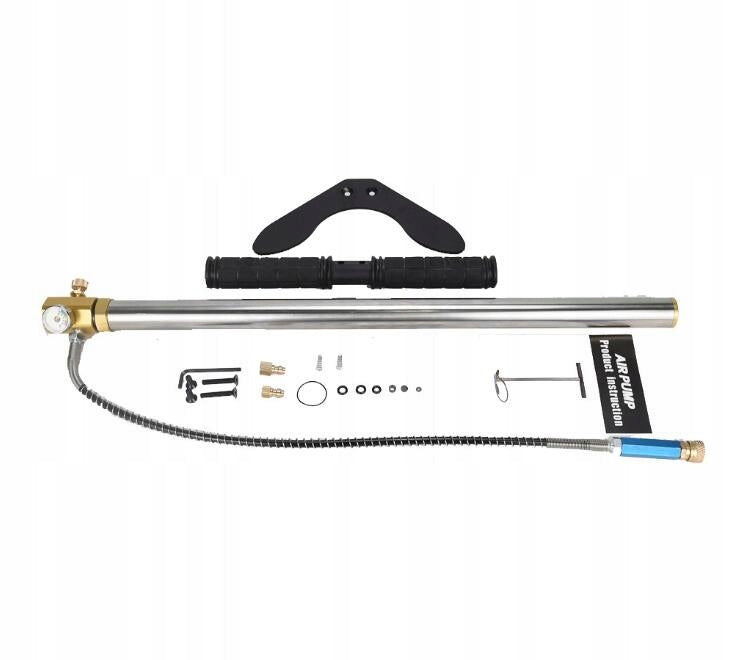 Chigoods PCP Hand Pump 30Mpa 4500 psi Stainless Steel Filter Gauge Color white