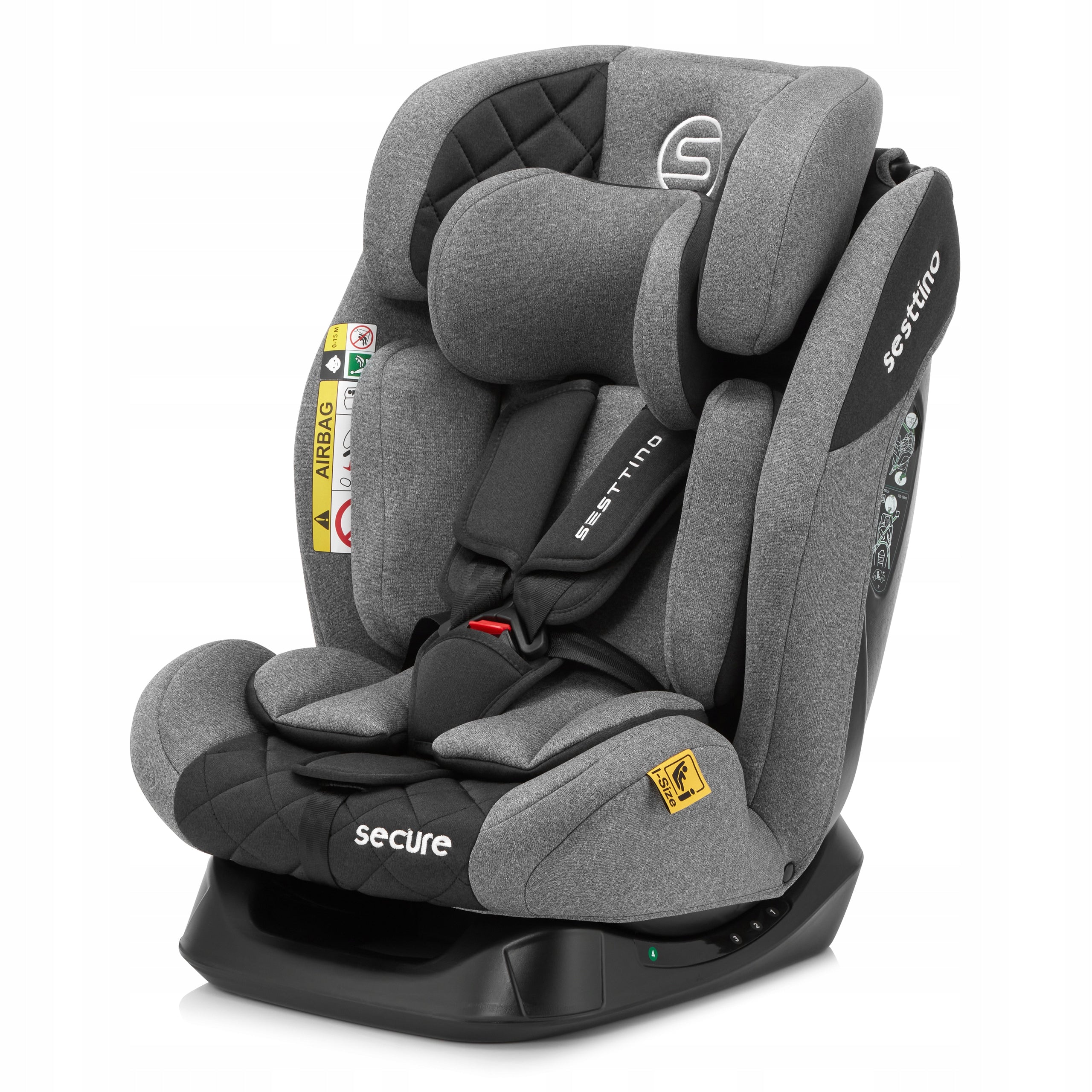 Child Car Seat 0-36kg Child Safe 40-150cm Sesttino SecurePro Brand Sesttino