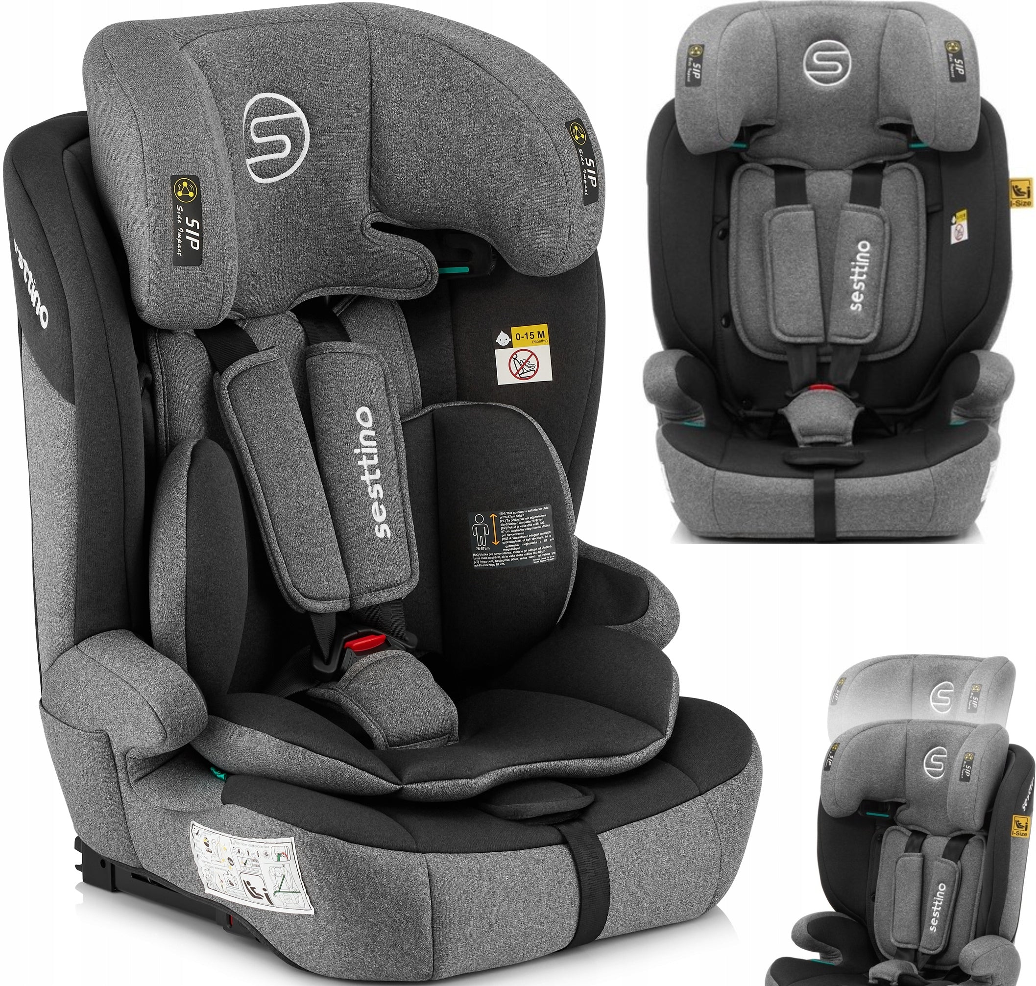 Child Car Seat 76-150cm Sesttino Rocker Pro ISOFIX 9-36kg