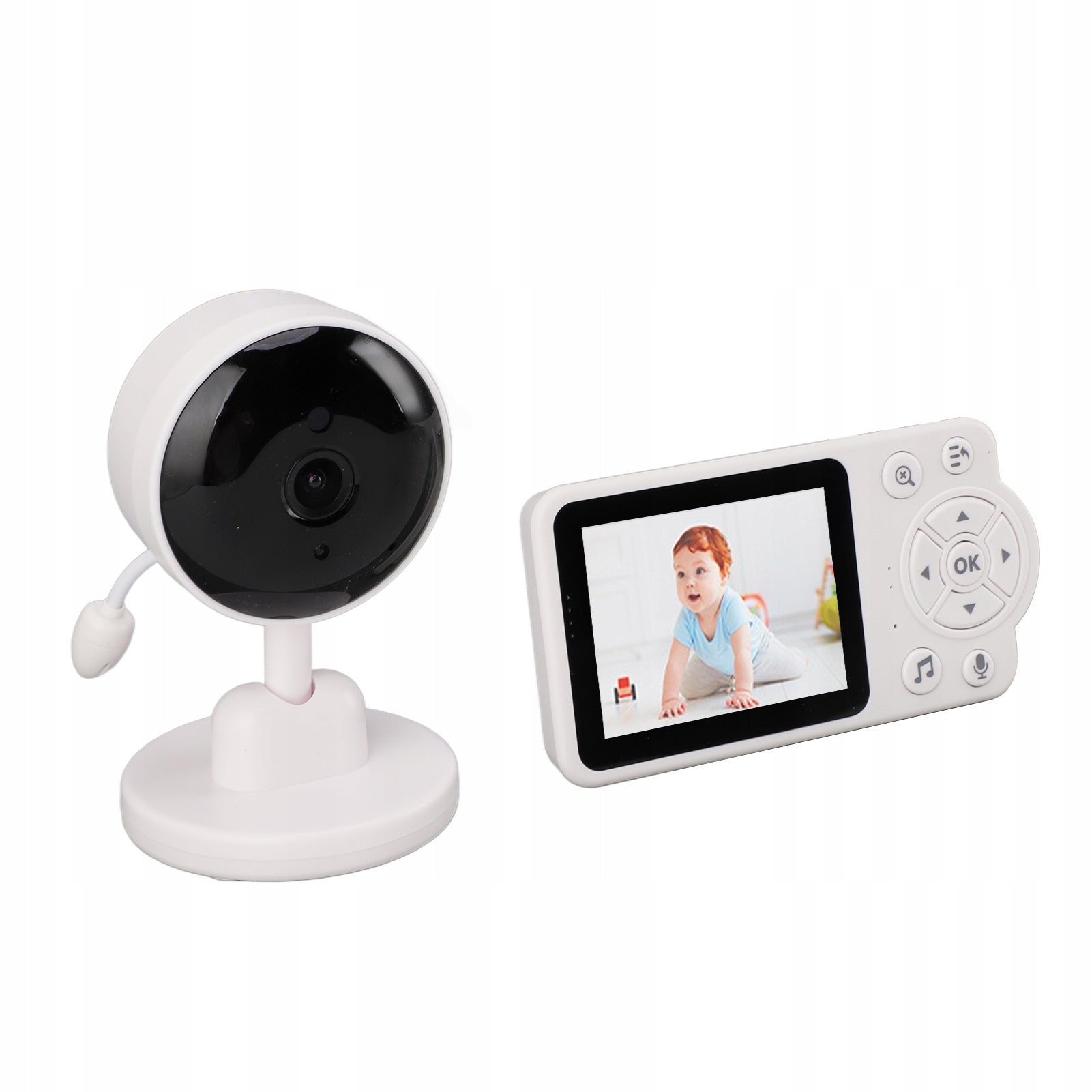 Child Monitor with Microphone with Camera 2,8 inch 2 -Way Conversation CY Model 2348DLWA