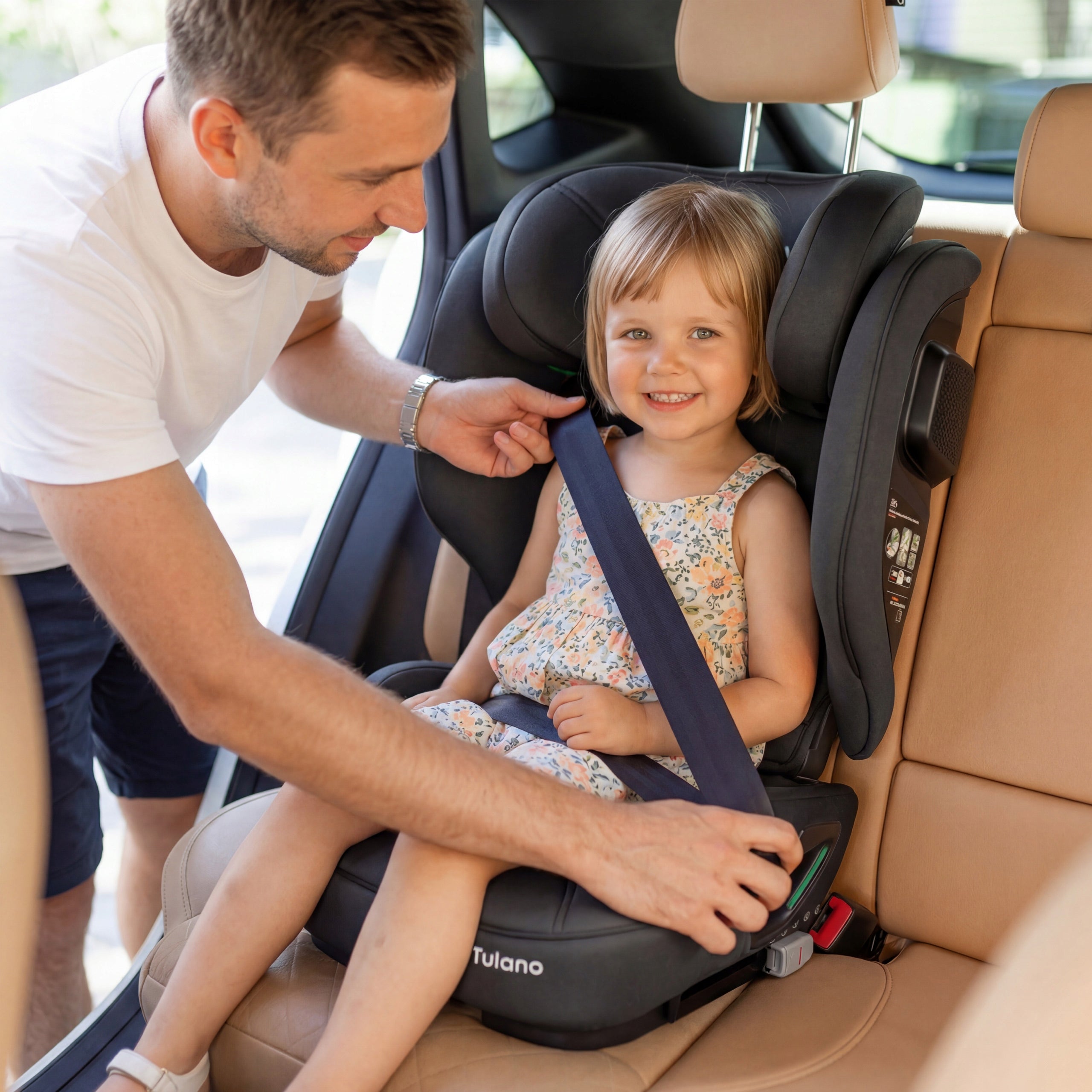 Child car seat 15-36kg TULANO black i-Size ISOFIX + visor Brand TULANO