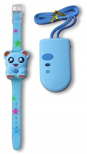 Child guard / device indicating the position of the child pink