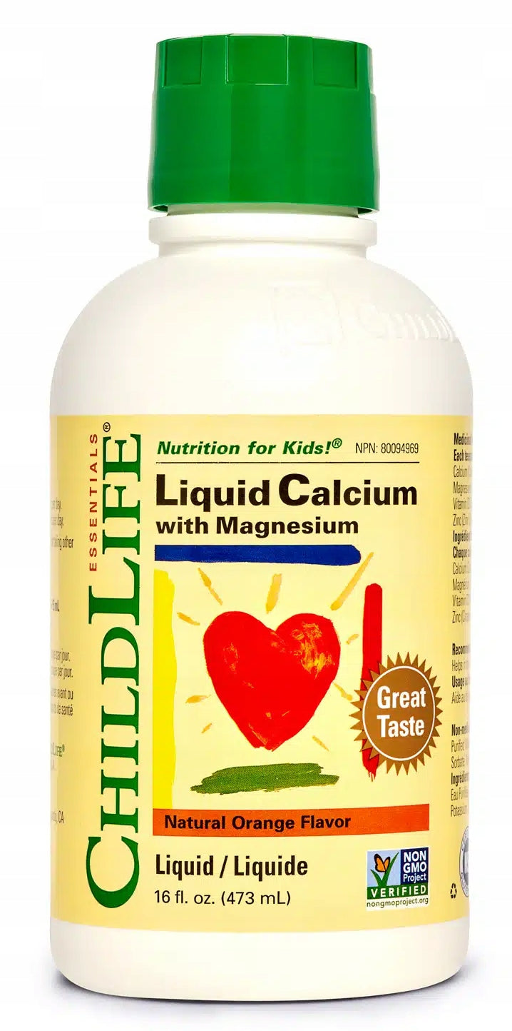 ChildLife LIQUID CALCIUM WITH MAGNESIUM Plyn 473ml flavor Orange