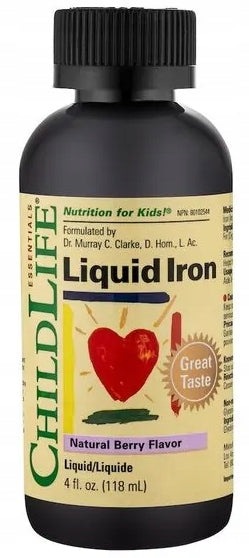 ChildLife LIQUID IRON Iron Liquid 118 ml flavor Blueberry